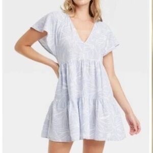 Universal thread Light Blue Floral Dress